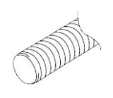 リンナイ 給湯器 部材【ICU-14-10】(25-1002) 遮熱管10m〔GB〕