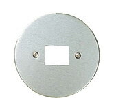 ###β東芝 電設資材【DG6141N】ネオメタルプレート 丸形1個用 受注生産