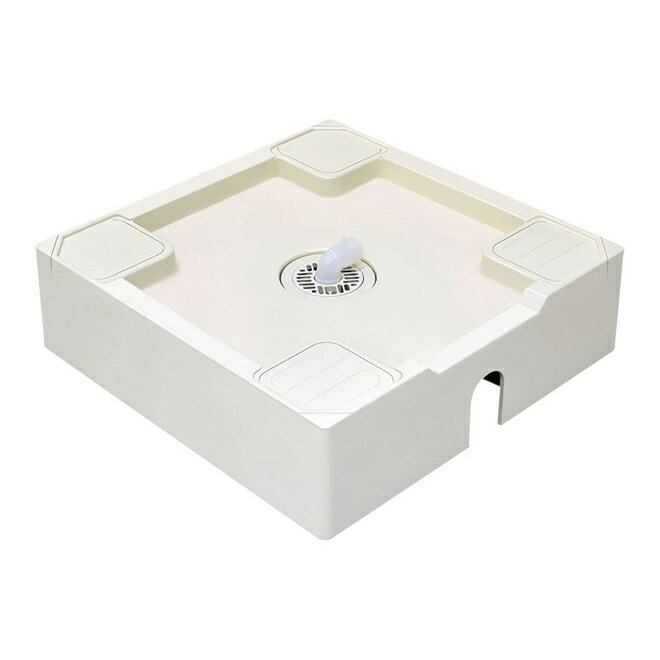 ▲三栄水栓/SANEI 洗濯機用品【H546-640】洗濯機パン(床上配管用)アイボリーホワイト〔FA〕