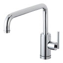 π≧三栄水栓/SANEI 水栓金具【K87410JV-13】シングルワンホール混合栓 クロム〔EA〕