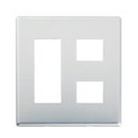 パナソニック 配線金具【WTF9205】新金属コンセントプレート 2連用