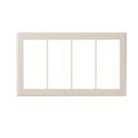 パナソニック 配線金具【WT8104F】スイッチプレート 4連用 スクエア