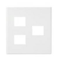 パナソニック 配線金具【WTF8073W】コンセントプレート 2連用 スクエア ホワイト