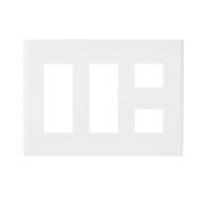 パナソニック 配線金具【WTF8008W】コンセントプレート 3連用 スクエア ホワイト