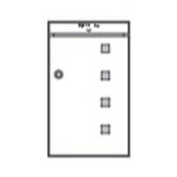 ●u.田島メタルワーク【FX-UFCS】クリーンボックス 多機能ボックス(不要チラシ入れ) 屋内・前入前出 ヘ..