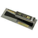 ∀藤原産業 【金長 シゴキ鏝 本焼0.3 黒塗角柄 210MM】シゴキ鏝 (4977292160674)