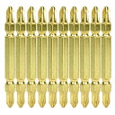∀藤原産業 【SGS10-65】SK11 GOLDスリムビット10本組 (4977292373654)