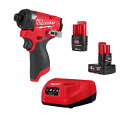 ####u.ミルウォーキー/Milwaukee 【M12FID2-632XJP】M12 FUEL インパクトドライバー 6.0AH & 3.0AH キット