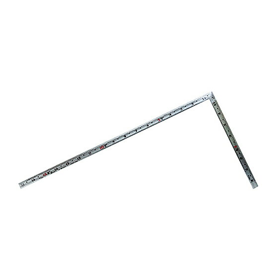 ∀シンワ測定 【10645】曲尺同厚 シルバー 1尺6寸/50cm 併用目盛 名作 (4960910106451)