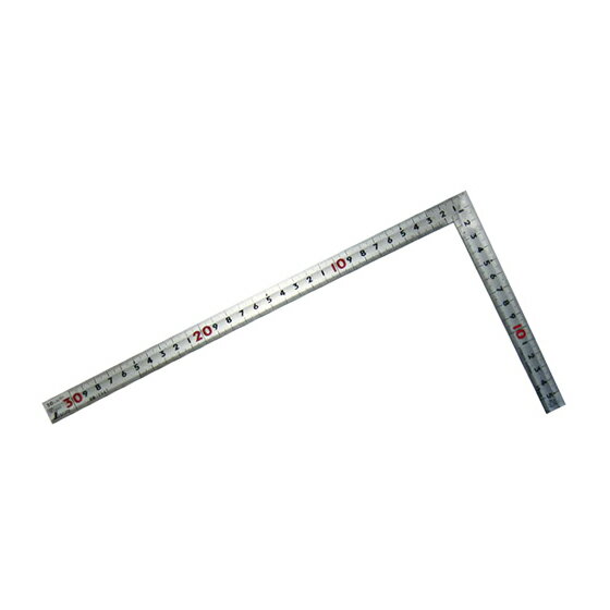 ∀シンワ測定 【10647】曲尺同厚 シルバー 30cm 表裏同目 名作 JIS (4960910106475)
