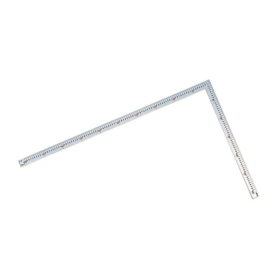 ▲∀シンワ測定 【63400】曲尺大金 普及型 シルバー 1mX60cm 表裏同目 赤数字入 (4960910634008)