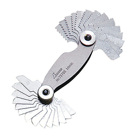 ∀シンワ測定 【73795】ピッチゲージ B-2 ミリ用 28枚 (4960910737952)