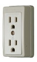 Я明工社 【ME2746W】接地ダブルコンセント 2P 定格15A 125V