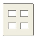 Я明工社 【MLE1024】エレガントプレート 4コ用