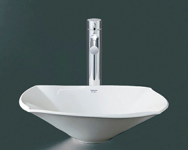 INAX/LIXIL セット品番【L-NB-022/D1+LF-YE340SYHC】床給水・床排水(Sトラップ) 手洗器 鳴海製陶シリーズ 400X300 ホワイト