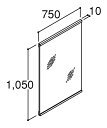 ####INAX/LIXIL 洗面化粧台【MDCX-751X】ドゥケア・カウンター ミラーキャビネット 1面鏡 照明なし・くもり止めコートなし 間口750 受注約1週〔GE〕