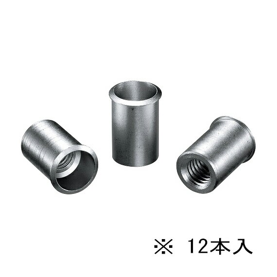 ∀ロブテックス/エビ 【NTK4MP】エビナット(スモールフランジ) エコパック ステンレスボディ 12本入 (4963202002479)