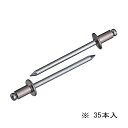 ∀ロブテックス/エビ 【NSA62MP】ブラインドリベット(丸頭) エコパック アルミボディ スティールマンドレル 35本入 (4963202095976)