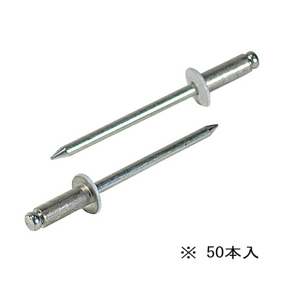 ∀ロブテックス/エビ 【CNSA54WMP】ホワイト ブラインドリベット(カラータイプ) エコパック アルミボディ スティールマンドレル 50本入 (4963202097635)