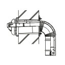 ####ψパロマ 給湯機 部材【TFW-110×75C-300C(K)L】(42806) 直出しウォールトップ 室外よりトップ取付タイプ 適用壁厚範囲250〜3...