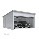 ###u. イナバ物置/稲葉製作所【WG-D5466MU】WG イナバガレージ タフレージ オーバースライド 2台収納タイプ 多雪型 注2週
