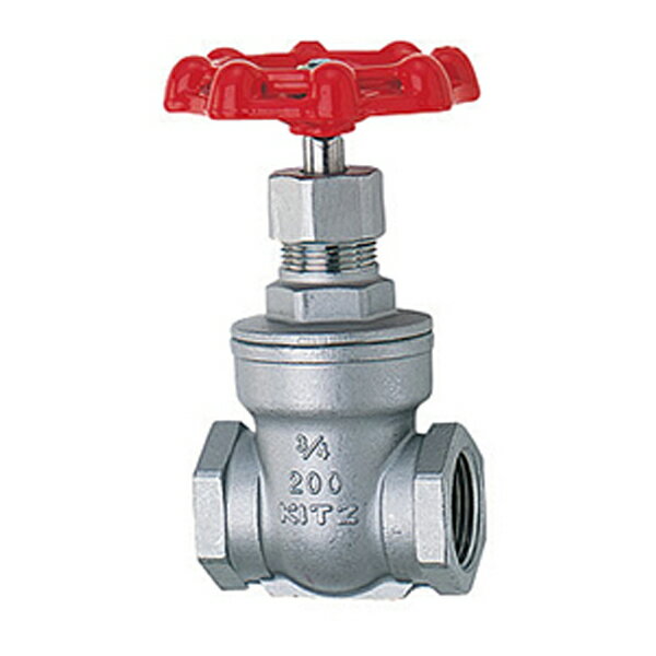 キッツ/KITZ 【UEL25A】ステンレス鋼(SCS13A) Bシリーズ ゲート弁 ねじ込み形 10K 1inch〔HC〕