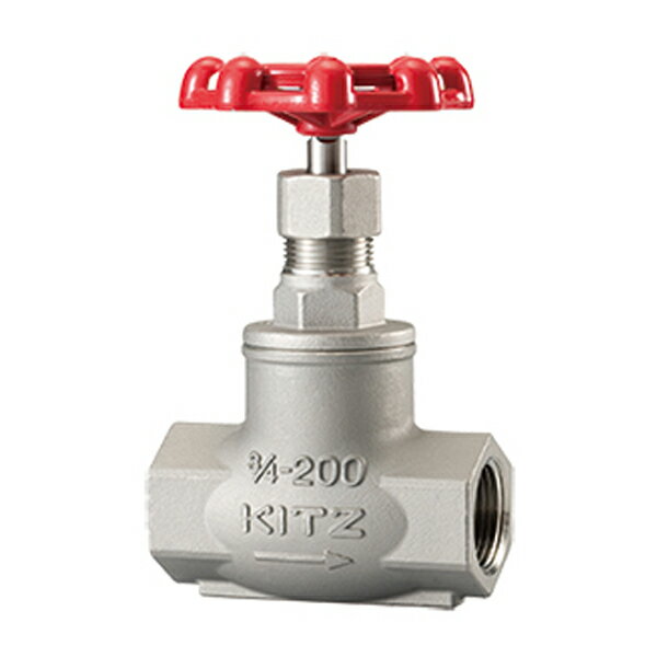 キッツ/KITZ 【UJ50A】ステンレス鋼(SCS13A) Bシリーズ グローブ弁 ねじ込み形 10K 2inch〔HC〕