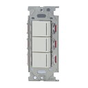 ###β神保電器 配線器具【NKW03083PW】NKシリーズ 3路・3路・4路ガイドランプ付きスイッチセット ダブル(ピュアホワイト) 受注生産