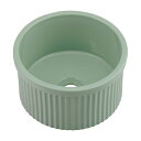 カクダイ 【493-246-GR】丸型手洗器 グリーン〔GB〕