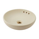 カクダイ 【493-269-C】丸型手洗器 薄香〔GB〕