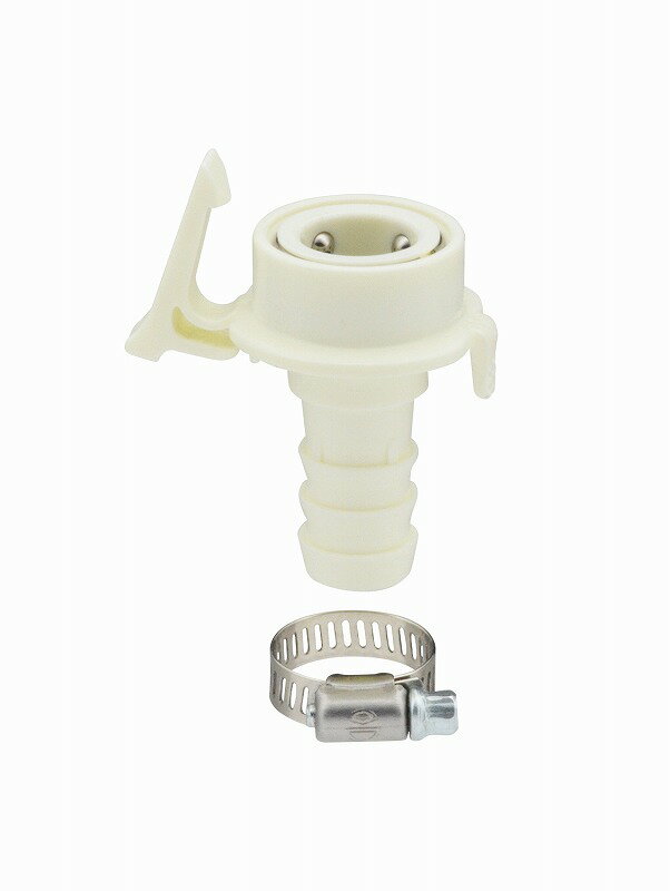 カクダイ/GAONA/ガオナ【GA-LB007】ガオナ 洗濯機用ホース接手 ワンタッチ給水ジョイント (バンド付き ..