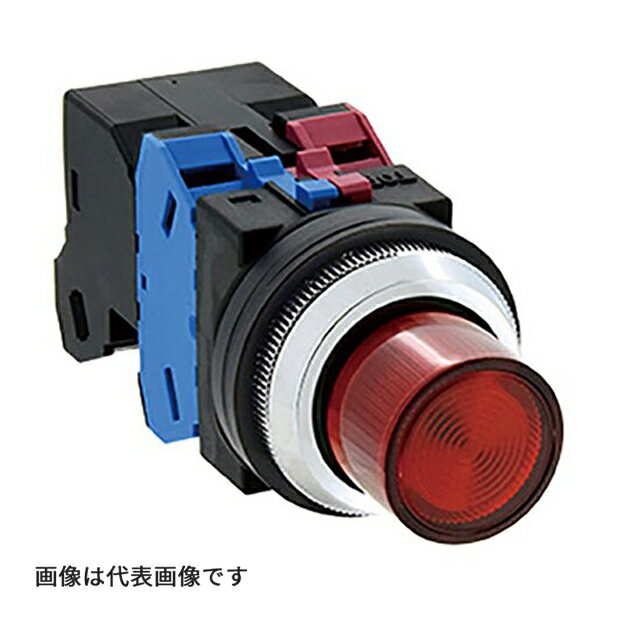 Яアイデック/IDEC 【ALN22611DNR】φ30 TWNシリーズ 照光押ボタンスイッチ 突形 モメンタリ形 1a1b接点 照光色R(赤) AC200/220V