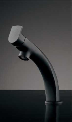 カクダイ【183-152-D】シングルレバー混合栓(マットブラック)〔GB〕