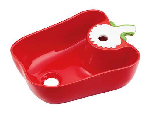 ●カクダイ【493-157-R】国産パプリカ//レッド 手洗器 Da Reya〔GB〕