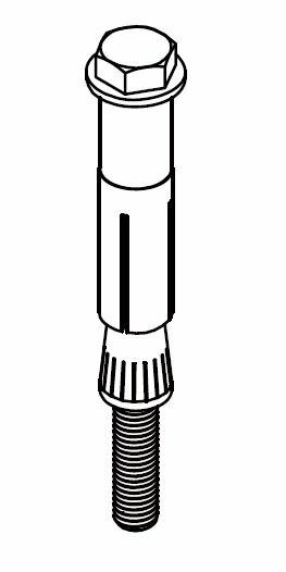 INAX/LIXIL【AY-57】AYボルト 固定金具〔EJ〕