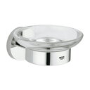 グローエ アクセサリー【40368001+40369001】エッセンシャル ソープディッシュ+ソープホルダー(旧品番 40368000+40369000)〔EI〕