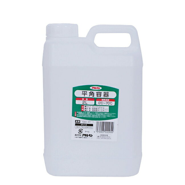 ∀アサヒペン 【222954】平角容器 1041-01 2L (4970925222954)