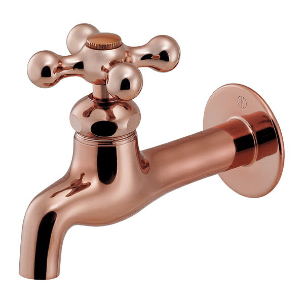 カクダイ 【701-021B-BR】横水栓(ロング) カッパーブラウン〔GB〕