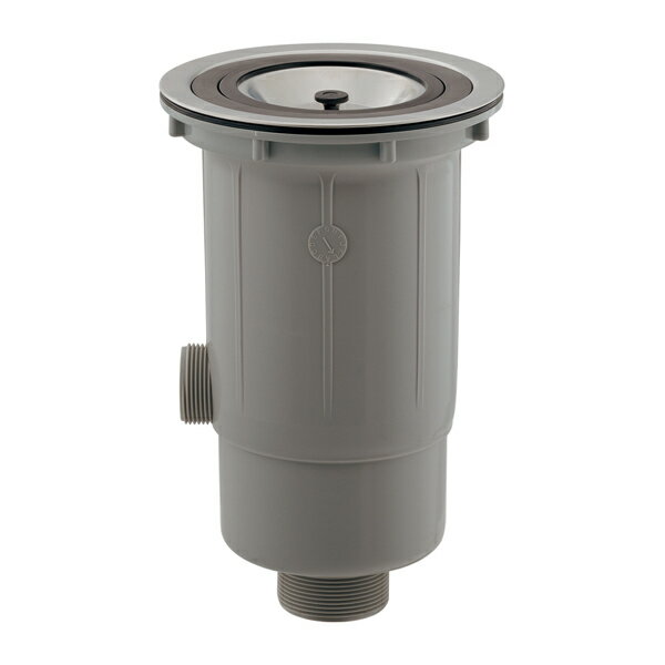 カクダイ 【452-522】流し台トラップ(横穴つき)〔GB〕