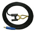 ###Ξマイト工業 【CTJA-3805】アースクリップ・ジョイント オス付キャプタイヤ 5m (38mm2×5m)