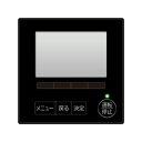 ###三菱 業務用エアコン部材【PAR-47MA-P】MAスマートリモコン(黒モデル) ワイヤードリモコン 受注生産〔JG.I〕