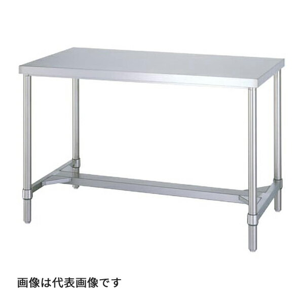 ●u.ヤマキン/山金工業 【WH-18060-H740】ステンレスワークテーブル 固定式 H740mm 棚板なしタイプ SUS4..