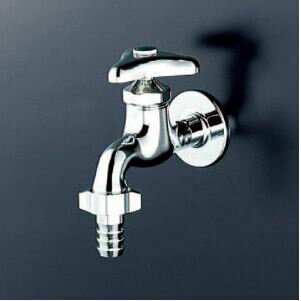 KVK 水栓金具 【K4Z-20】カップリング付横水栓(寒冷地用)〔GA〕