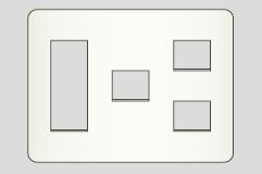 β神保電器 配線器具【WJE-312】J・WIDEシリーズ コンセントプレート 3連用