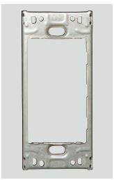 β神保電器 配線器具【WJH-1】J・WIDEシリーズ ライトコントロールスイッチ専用取付枠 1連用