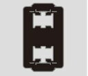 β神保電器 配線器具【WJX-S2】J・WIDEシリーズ 機密パッキン スイッチ用