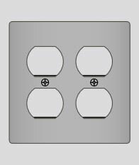 β神保電器 配線器具【807S-2】ニューマイルドビー ステンレスプレート 複式コンセント用プレート 2連用