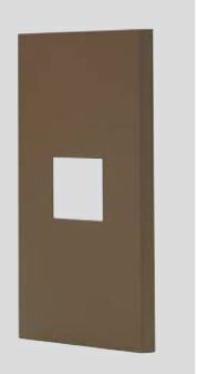 β神保電器 配線器具【SLP-1UF】ニューマイルドビー SLPプレート 1連用 1個口 チョコ NKシリーズ