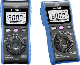 納期目安：お取り寄せ品(詳しくはこちらをクリック) 直流電圧 600.0 mV〜600.0 V, 4レンジ, 基本確度: ±0.5 % rdg. ±5 dgt. 交流電圧 6.000 V〜600.0 V, 3レンジ, 周波数特性: 40 Hz〜1 kHz 基本確度 40 - 500 Hz : ±1.0 % rdg. ±3 dgt. (実効値整流, クレストファクタ3以下) 抵抗 … 静電容量 … 周波数 AC V測定にて: 99.99 Hz (5 Hz以上)〜9.999 kHzの3レンジ, 基本確度: ±0.1 % rdg. ±2 dgt. 導通チェック 導通ONしきい値: 25 Ω 以下 (ブザー音), 導通OFFしきい値: 245 Ω 以上, 応答時間: 0.5 ms以上 ダイオードテスト … 検電(50/60Hz) AC80〜600V検出 その他機能 フィルタ, 表示値ホールド, リラティブ表示, オートパワーセーブ 表示 4桁液晶表示, max. 6000 dgt., バーグラフ 表示更新レート 5 回/s (静電容量: 測定値により0.05〜5回/s, 周波数: 1〜2回/s) 電源 単4形アルカリ乾電池 (LR03) ×1, 連続使用時間: 40 h (バックライト消灯時) 寸法・質量 72W × 149H × 38D mm, 190 g (電池, ホルスタ含む) 付属品 テストリードDT4911 ×1, ホルスタ ×1, 取扱説明書 ×1, 単4形アルカリ乾電池 (LR03) ×1