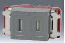 ###β神保電器 配線器具【JEC-BN-5FSG】ソリッドグレー NKシリーズ 扉付シングルコンセント 受注生産